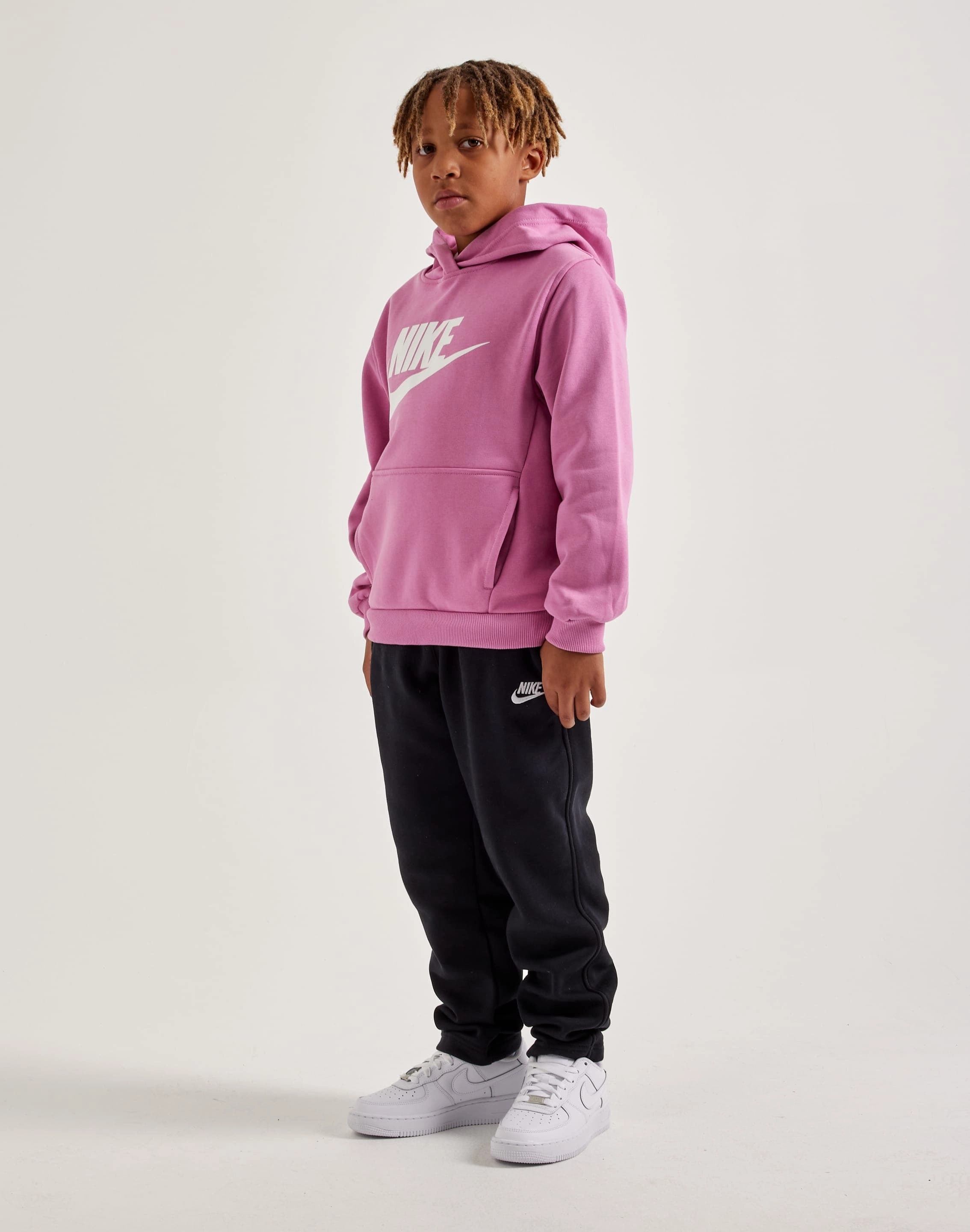 Nike Club Fleece Pullover Hoodie Grade-School Fashion exhibitions