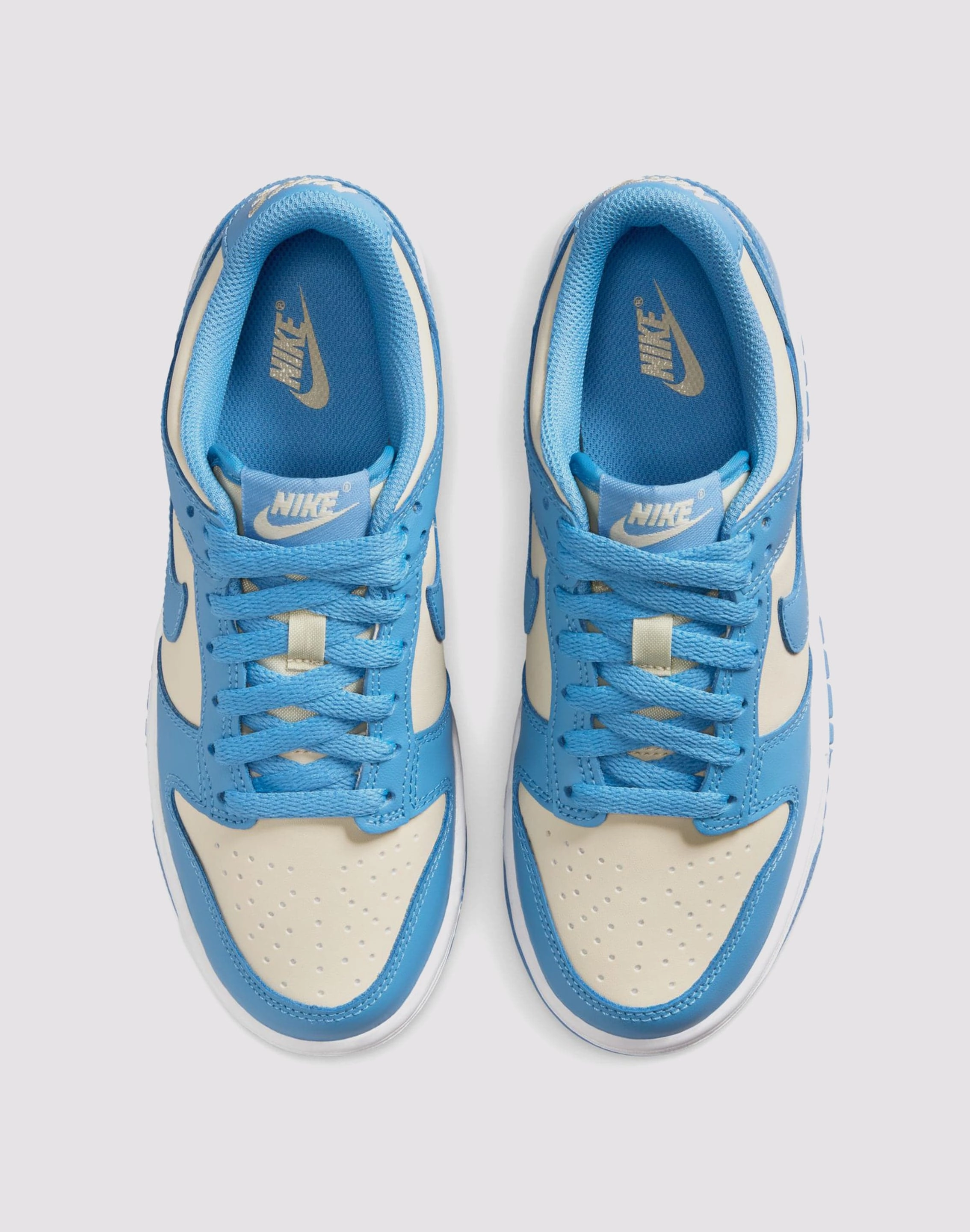 Nike Dunk Low Grade School Girls' "Blue Beyond/Beach/White" Clothing assortments