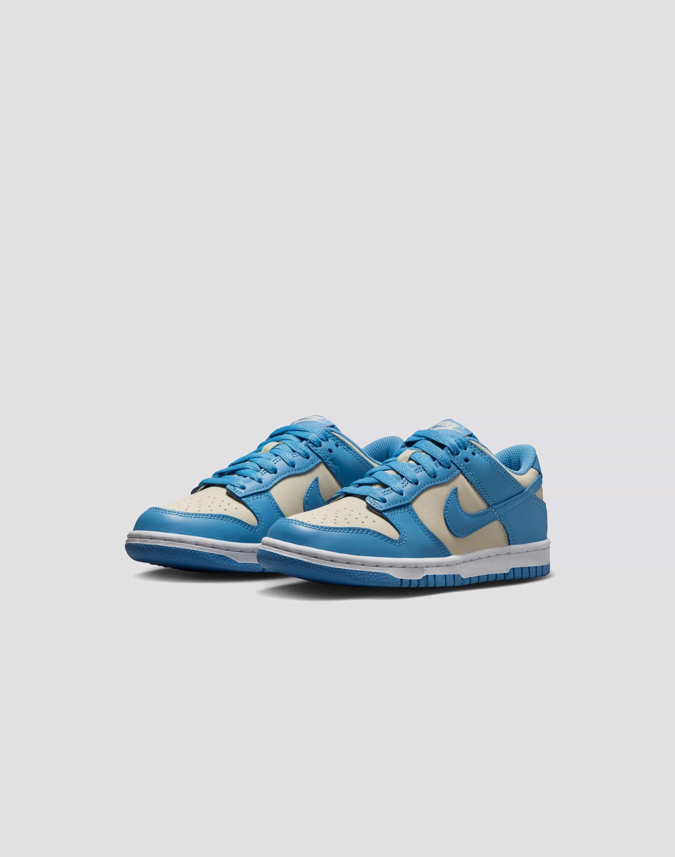 Nike Dunk Low Grade School Girls' "Blue Beyond/Beach/White" Clothing assortments