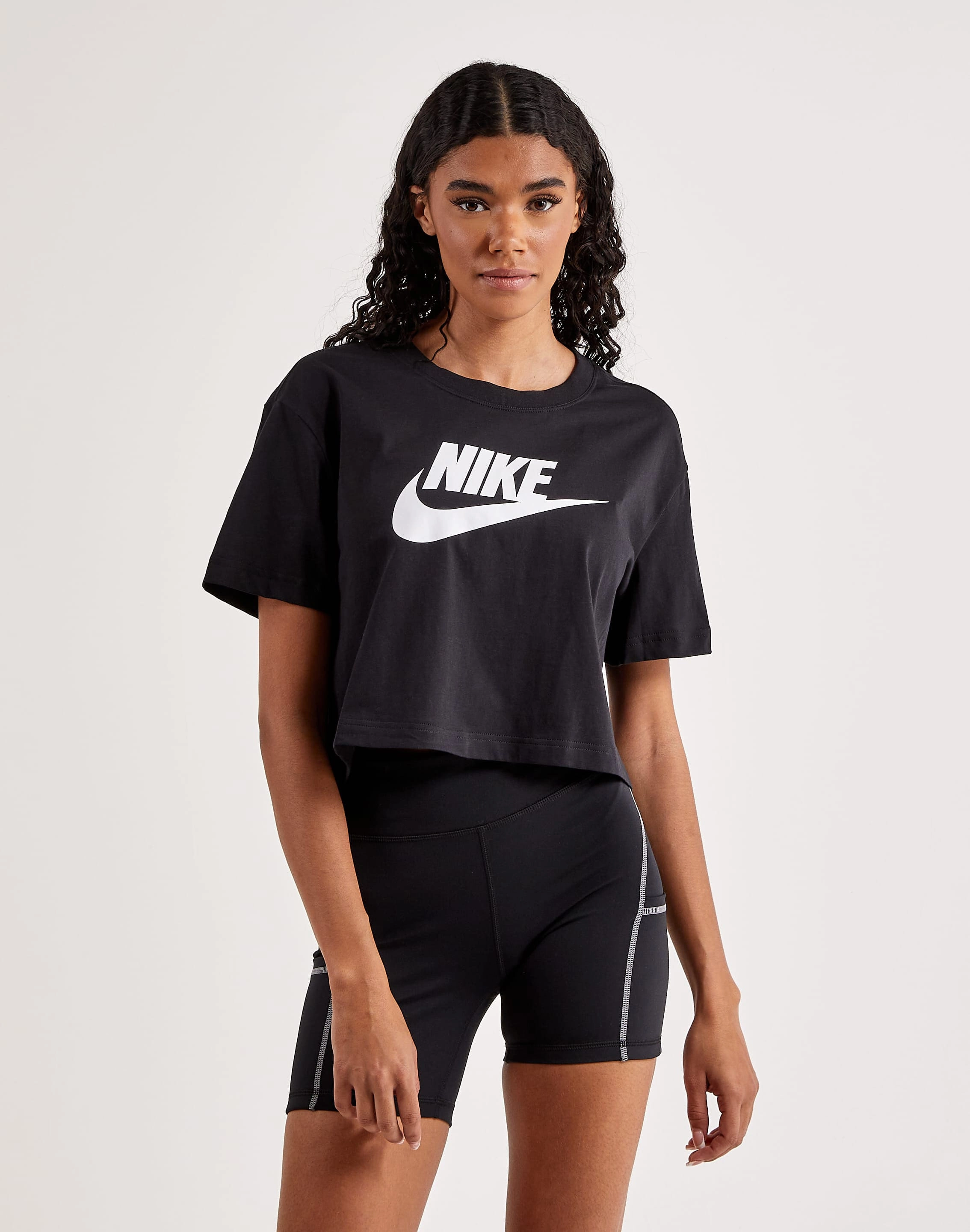 Nike Essential Cropped Logo Tee Fashion storage (wardrobes, hangers, etc.) Linen - crafted fashion
