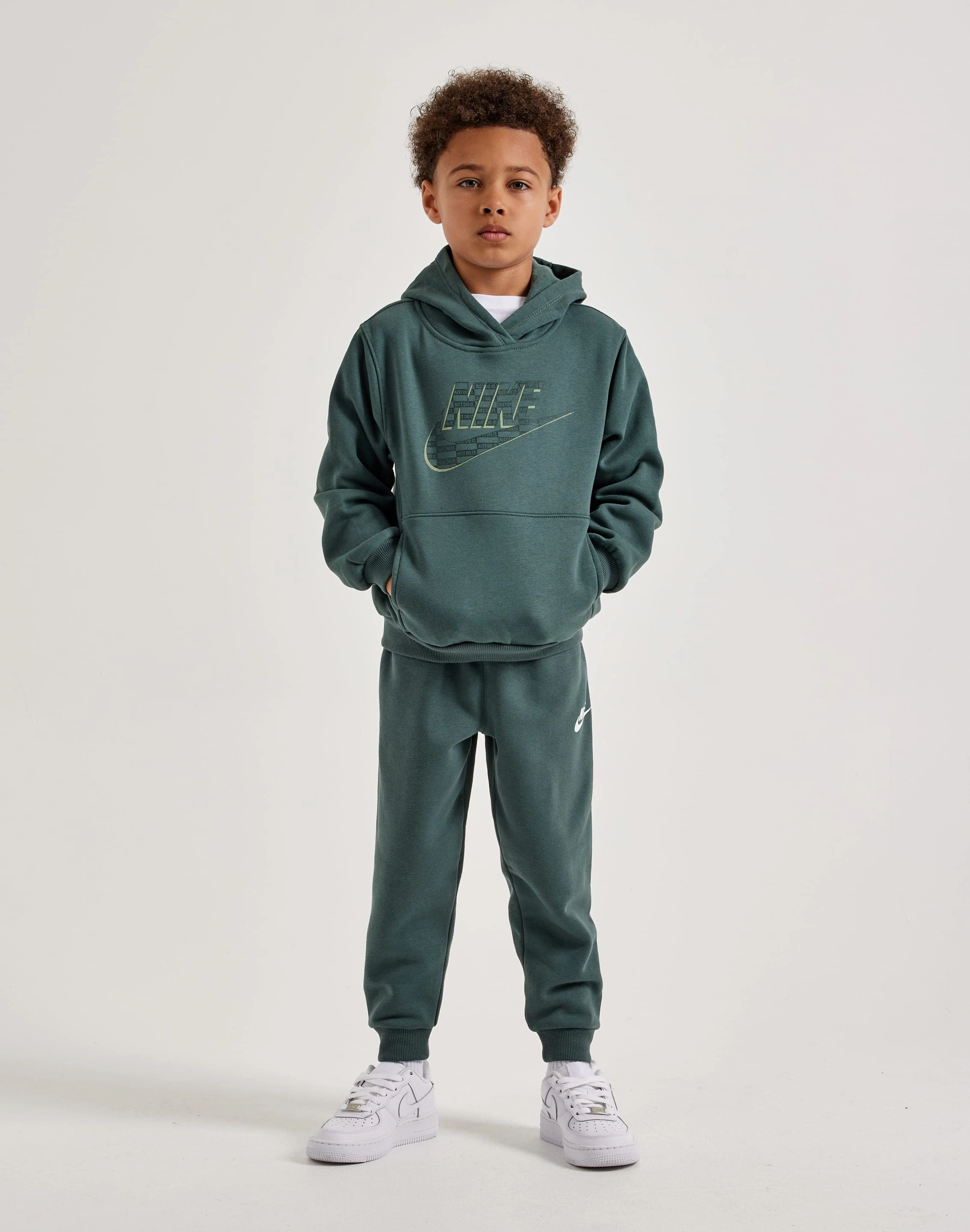 Nike Futura Fleece Set Pre-School Comfortable apparel Spandex - incorporated fashion