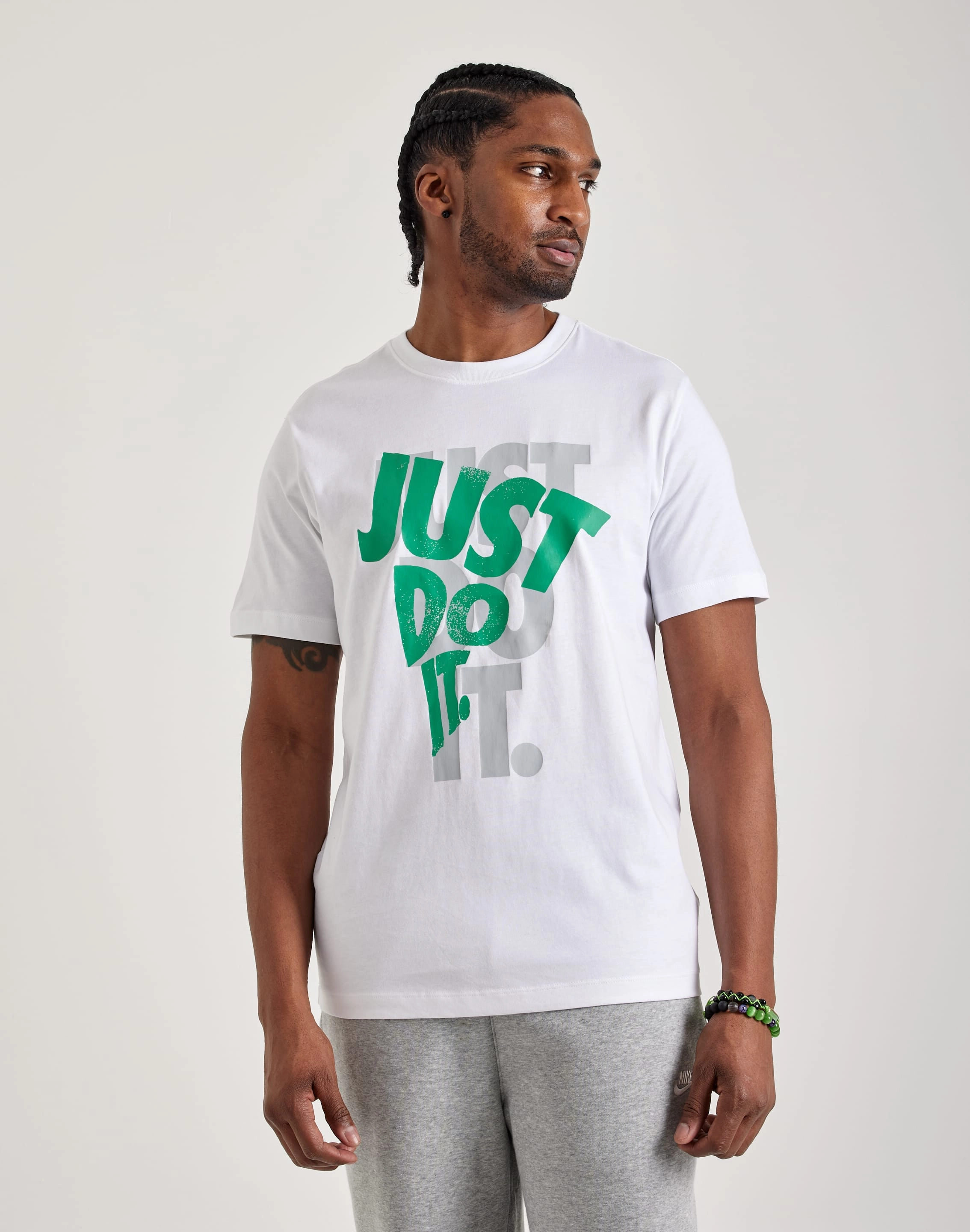 Fashion photography Nike Just Do It Tee Workwear options