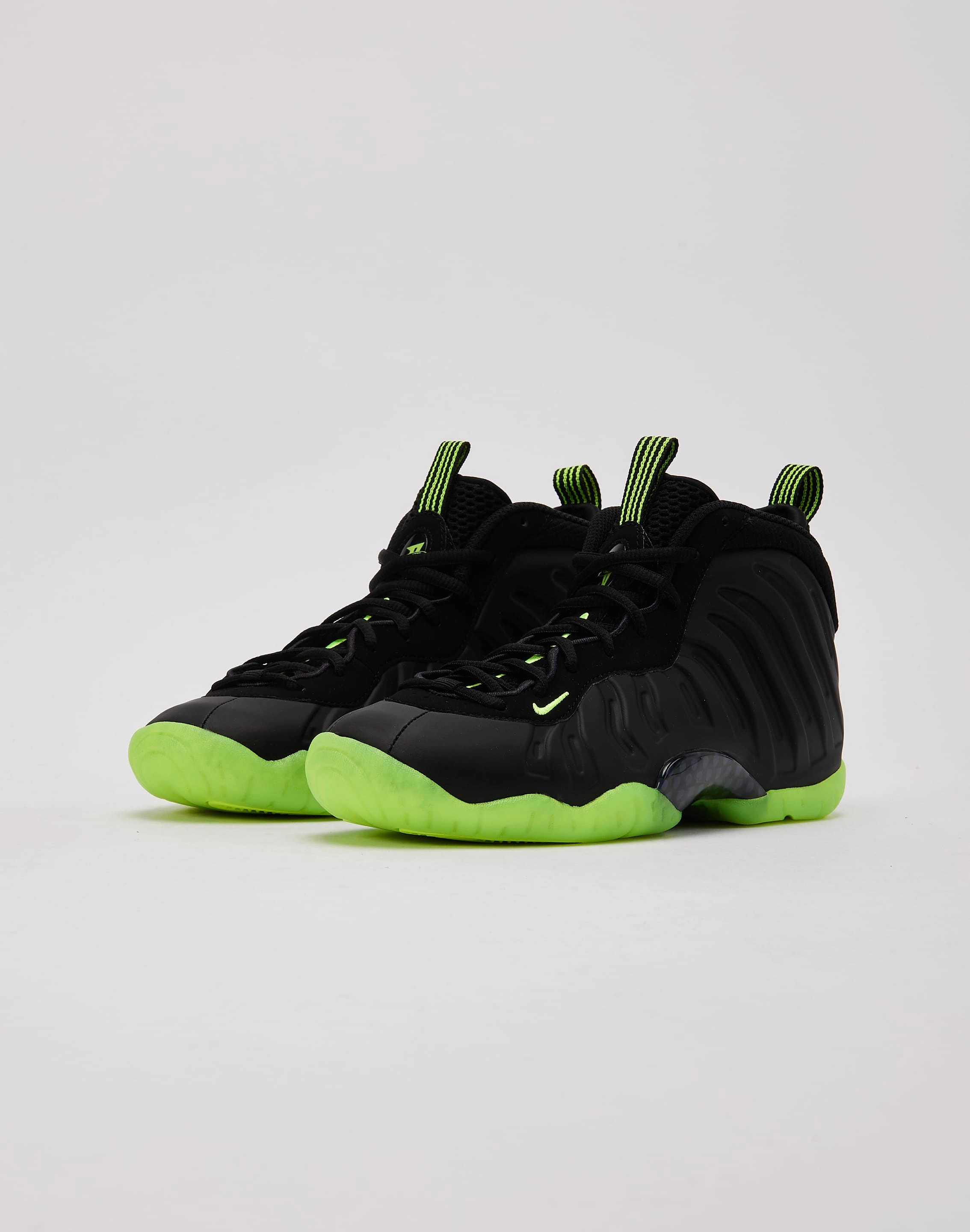 Nike Little Posite One 'Black Volt' Grade-School Fashion catalog