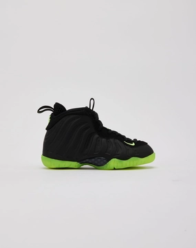 Nike Little Posite One 'Black Volt' Pre-School Casual wear options Affordable fashion