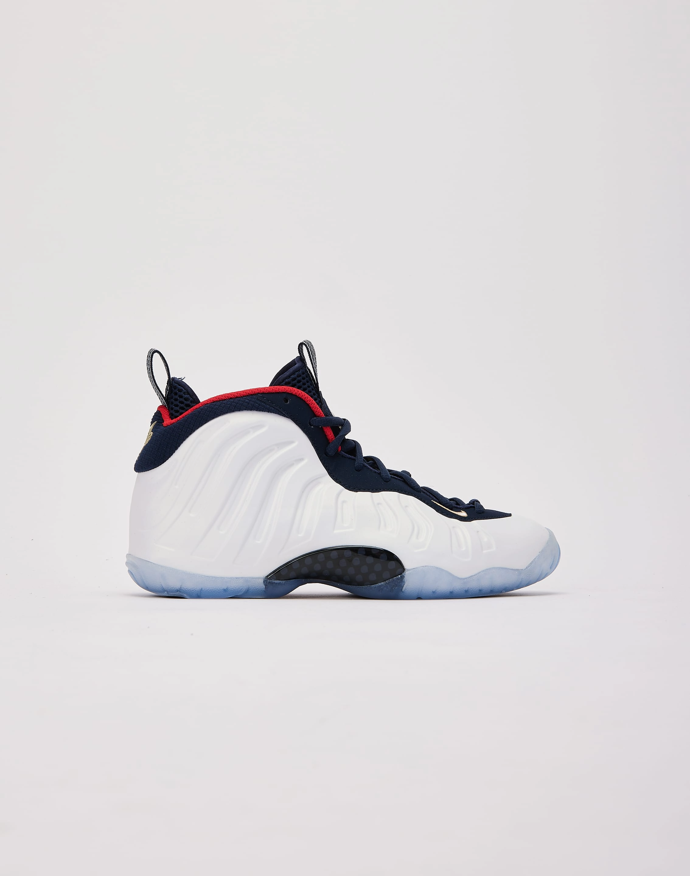 Nike Little Posite One 'Olympic' Grade-School Fashion inspiration Leather - material fashion