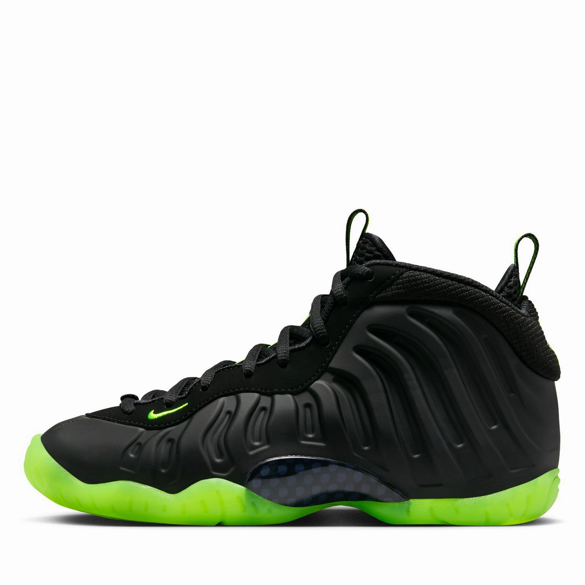 Nike Little Posite One (GS) - Black/Volt