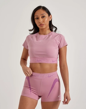 Nike Pro Dri-FIT Cropped Tee Affordable fashion Spandex - incorporated fashion