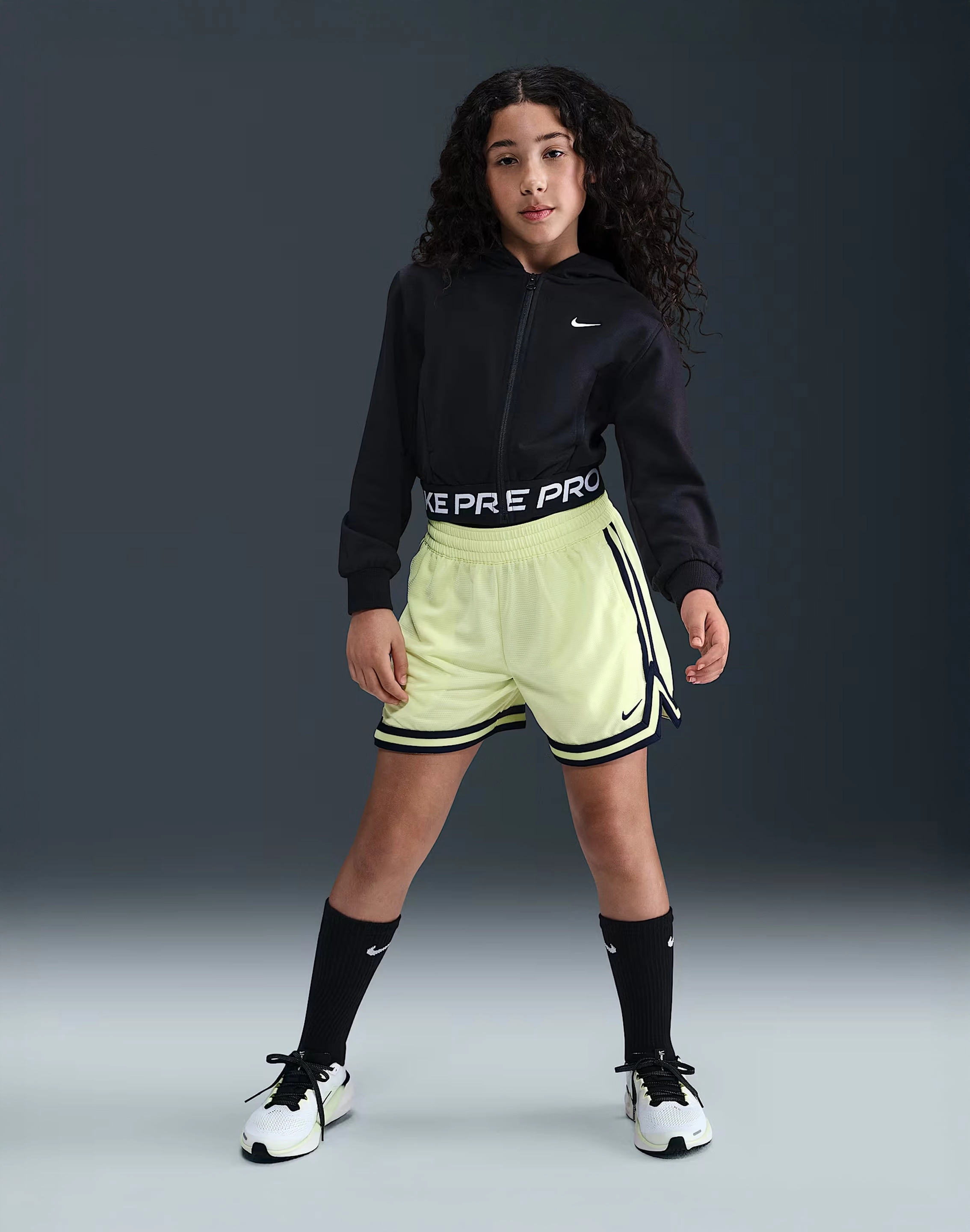 Nike Pro Fleece Dri-FIT Zip Hoodie Grade-School Fashion archives Luxury fashion items