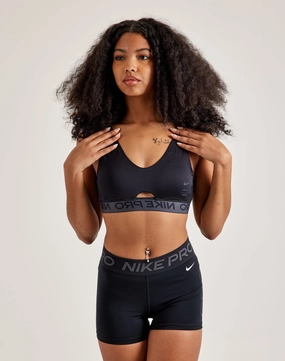 Nike Pro Indy Plunge Sports Bra Suede - finished fashion Quality apparel