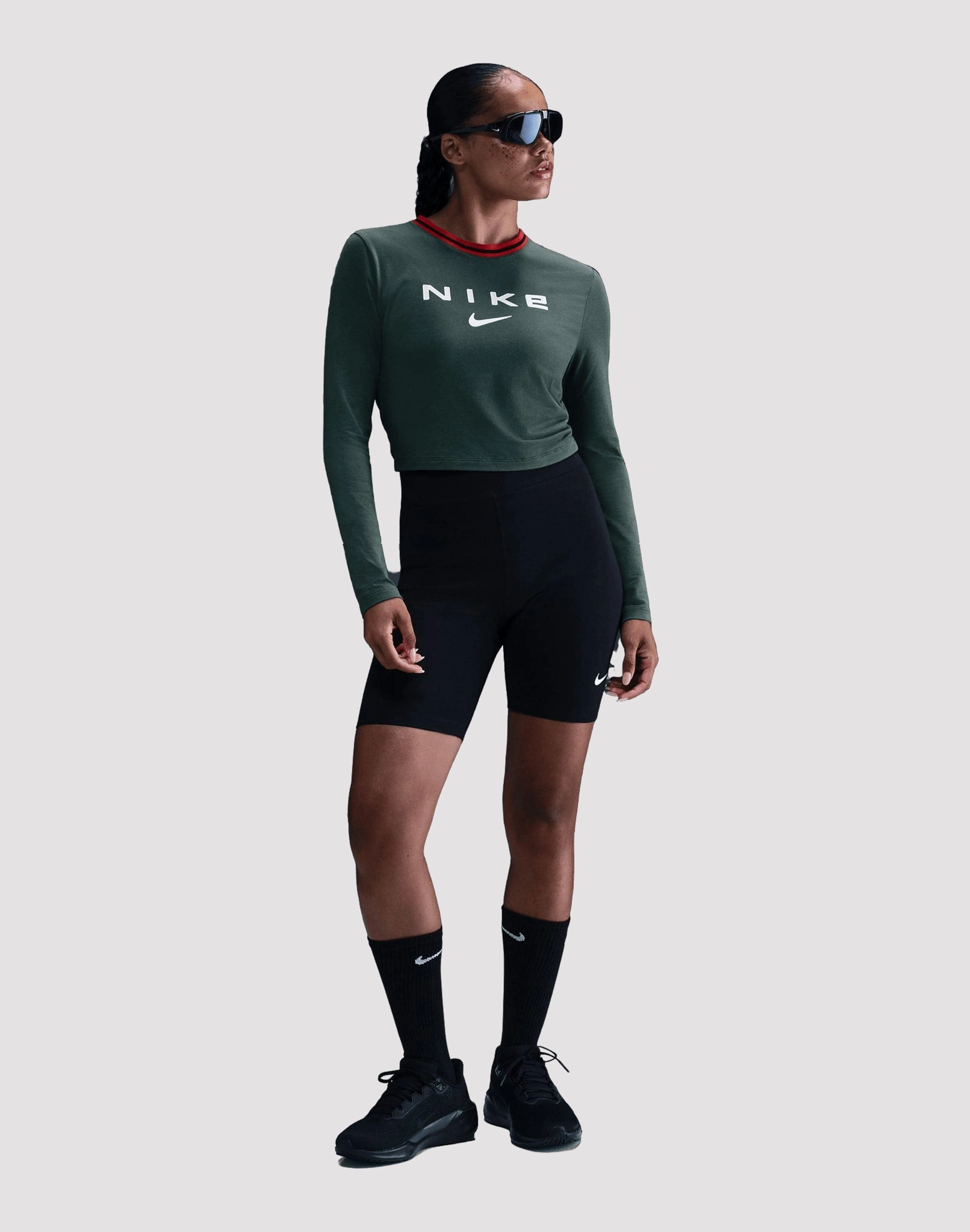Nike Sportswear Chill Knit Slim Long-Sleeve Cropped Graphic Tee Fashion on sale Fashion events
