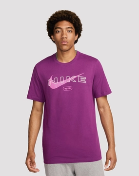 Nike Sportswear Club Purple Tee Nautical - themed fashion Seasonal wear