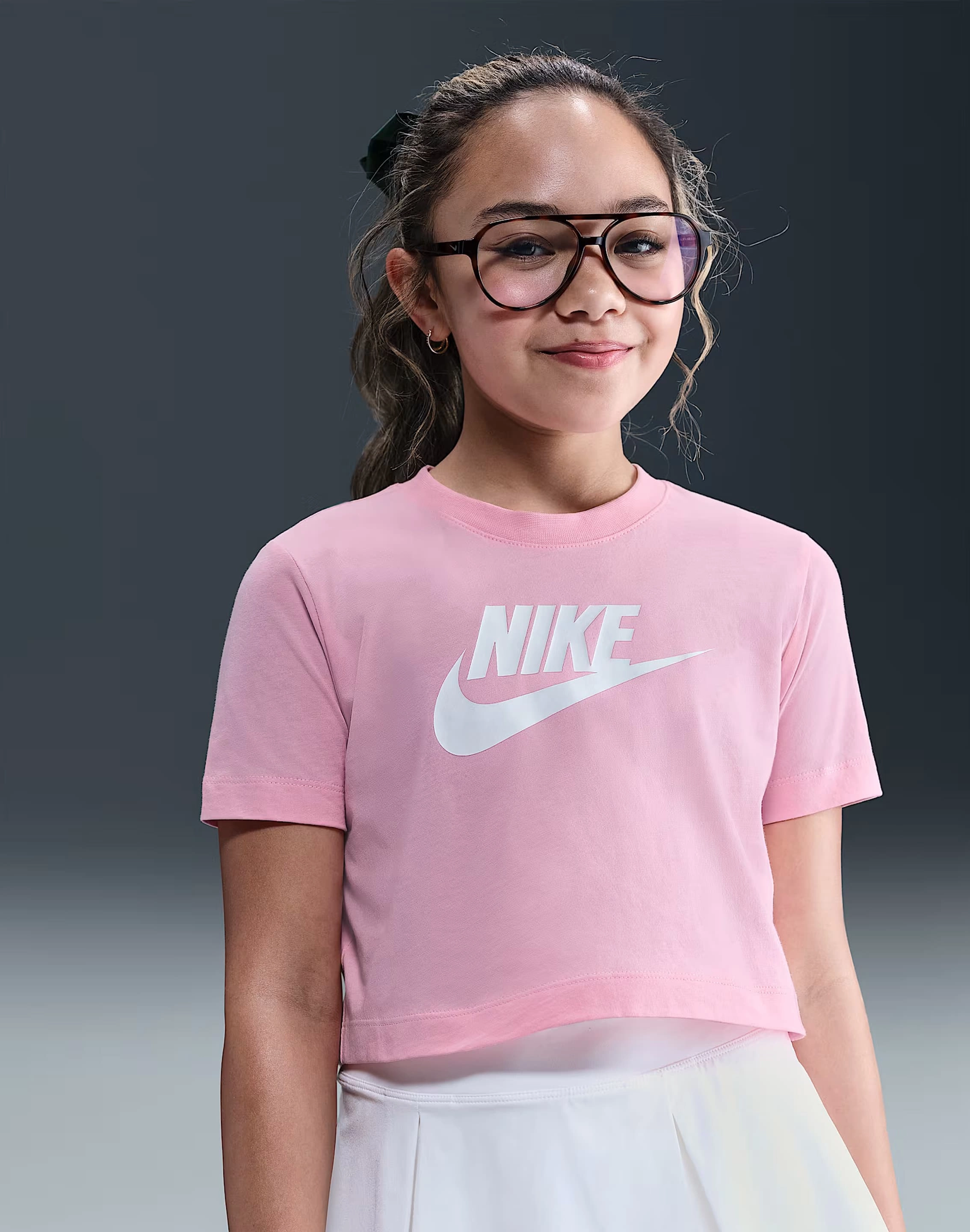 Bohemian style items Nike  Sportswear Cropped T-Shirt Retro fashion finds