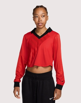 Nike Sportswear Street Long-Sleeve Crop Jersey Wool - sourced fashion Sustainable fashion