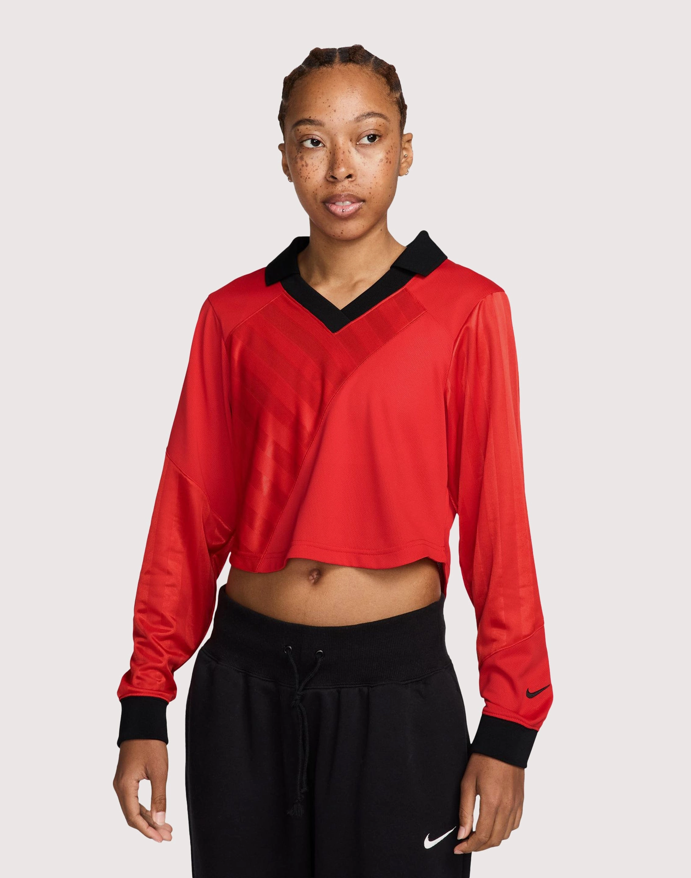 Fashion forecasting Nike Sportswear Street Long-Sleeve Crop Jersey Sustainable fashion