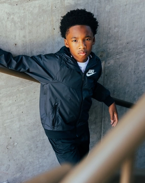 Nike Windrunner Hooded Jacket Grade-School Embroidered fashion Organic fashion products