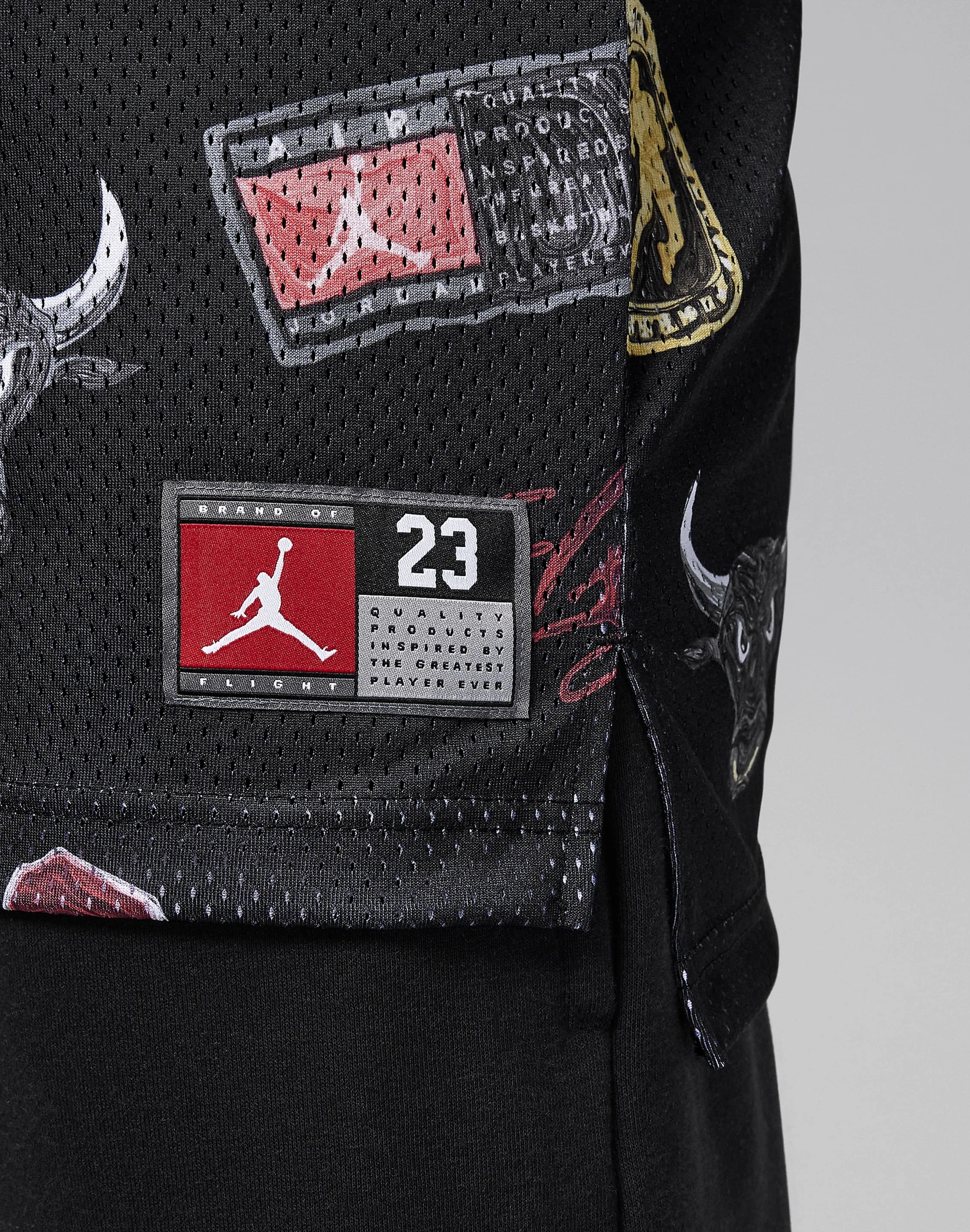Nylon - included fashion Jordan 23 Striped Jersey Grade-School