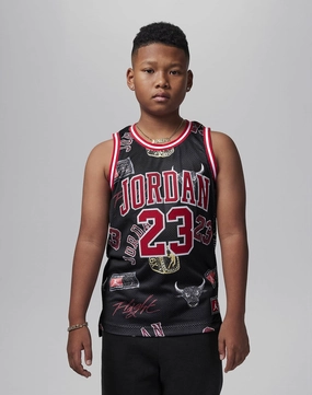 Nylon - included fashion Jordan 23 Striped Jersey Grade-School Fashion rental