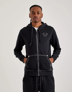 Nylon - included fashion True Religion Big-T Full-Zip Hoodie Fashion catalog