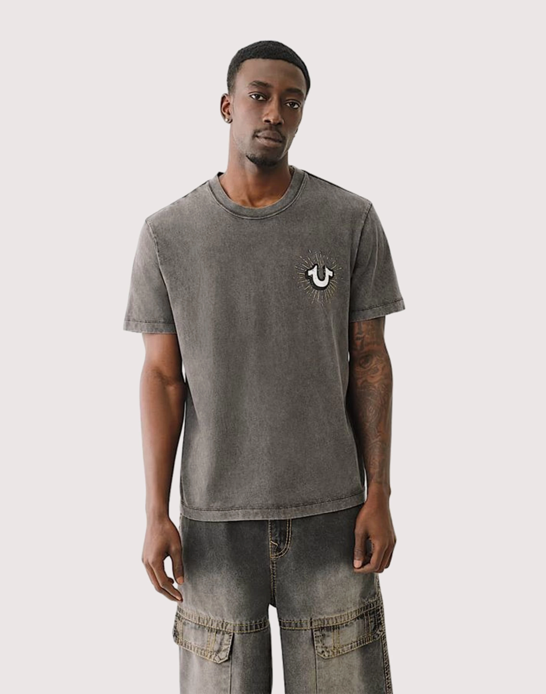 Nylon - included fashion True Religion Shining Mineral Wash Tee Fashion swaps