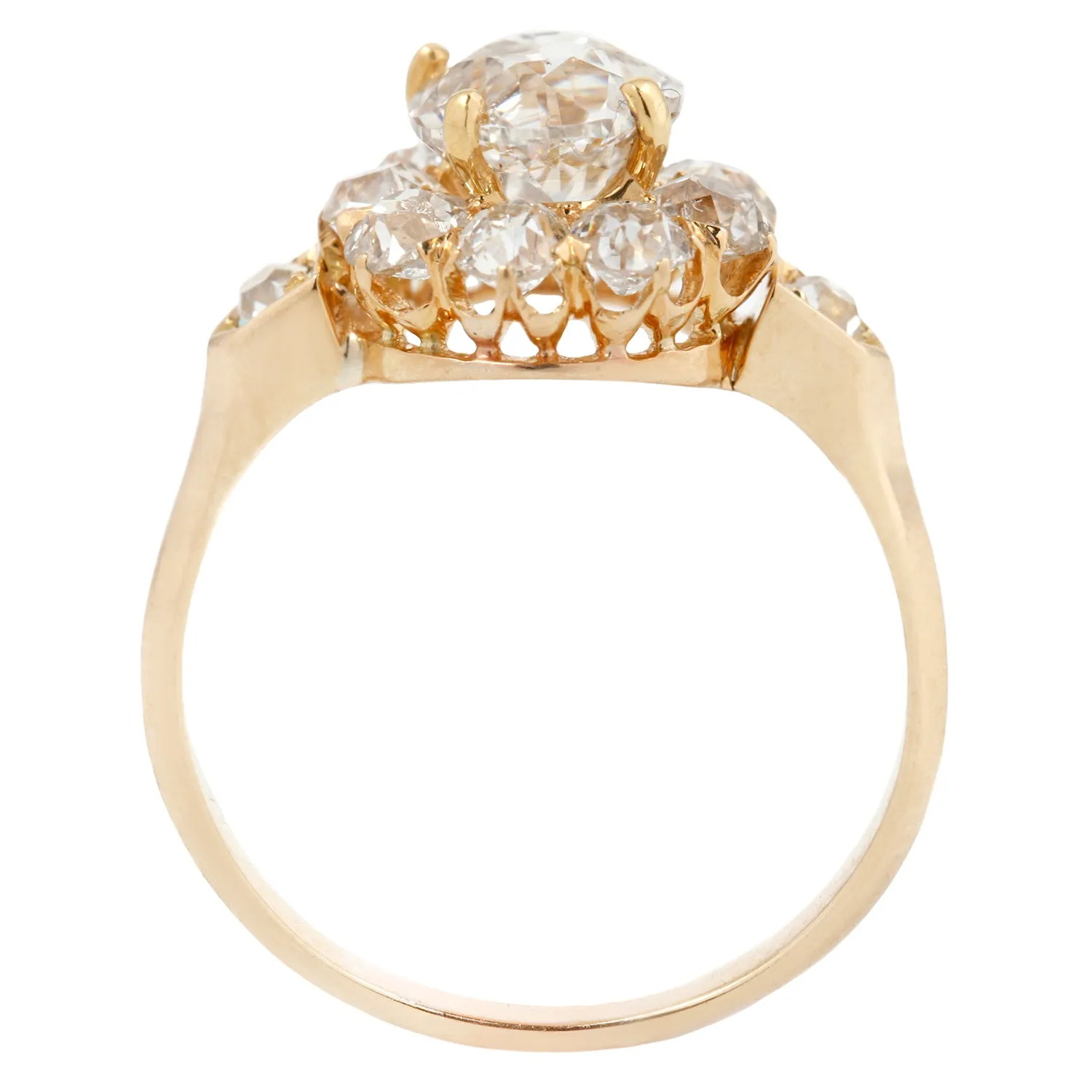 Old Mine Diamond Shine Ring