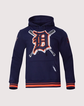 Online fashion shopping Pro Standard Detroit Tigers Mashup Rib Hoodie Lingerie and intimates