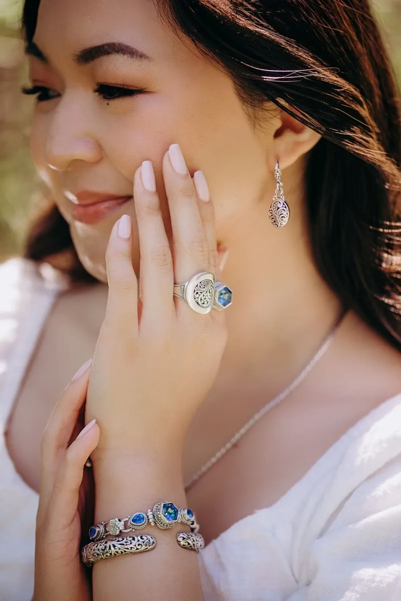 Overflowing Grace Bracelet? in Perfect Luck? Mystic Quartz & Royal Bali Blue? Mystic Topaz