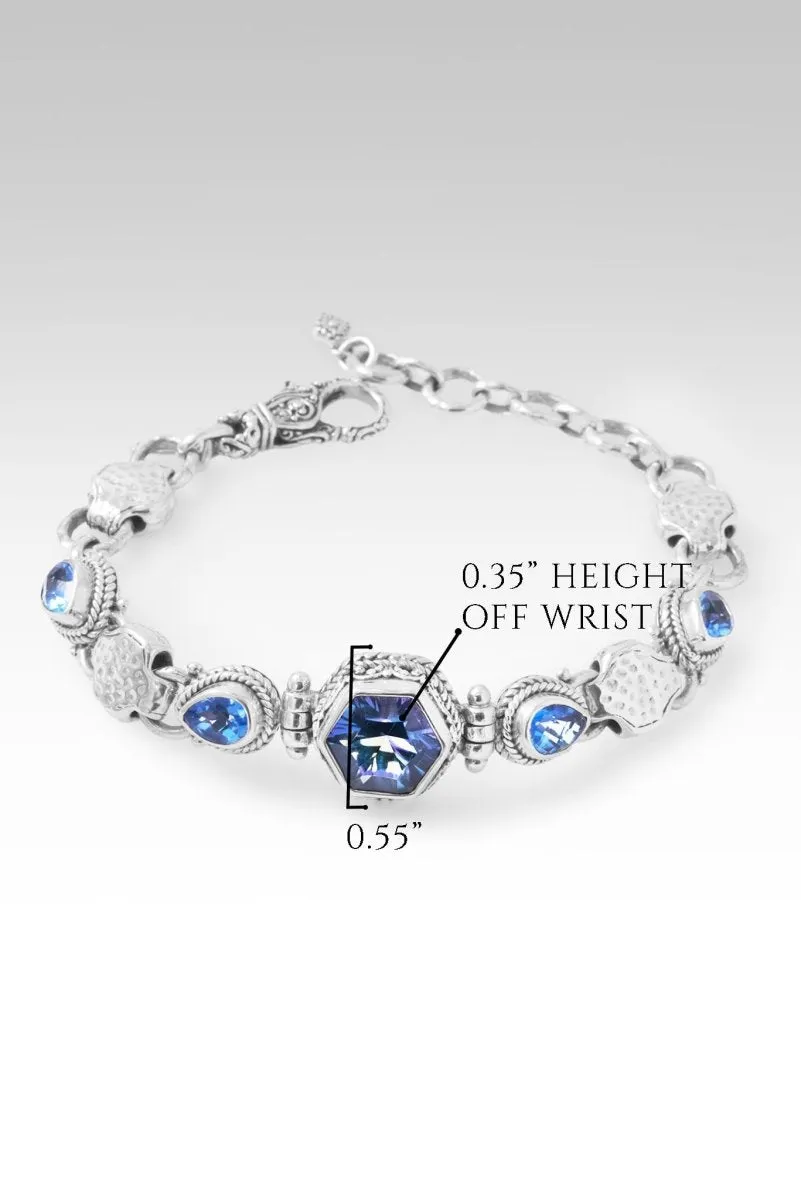 Overflowing Grace Bracelet? in Perfect Luck? Mystic Quartz & Royal Bali Blue? Mystic Topaz