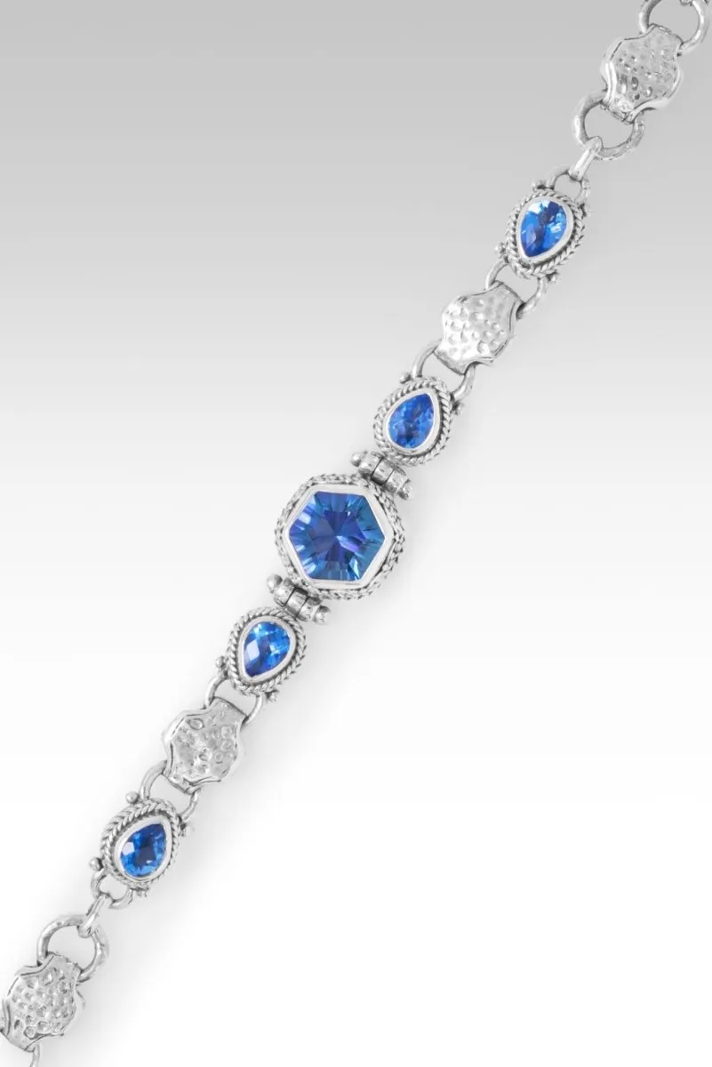 Overflowing Grace Bracelet? in Perfect Luck? Mystic Quartz & Royal Bali Blue? Mystic Topaz