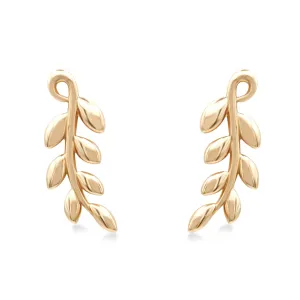 Paloma Piccaso Tiffany Olive Leaf Climber Earrings - 18ct Rose Gold