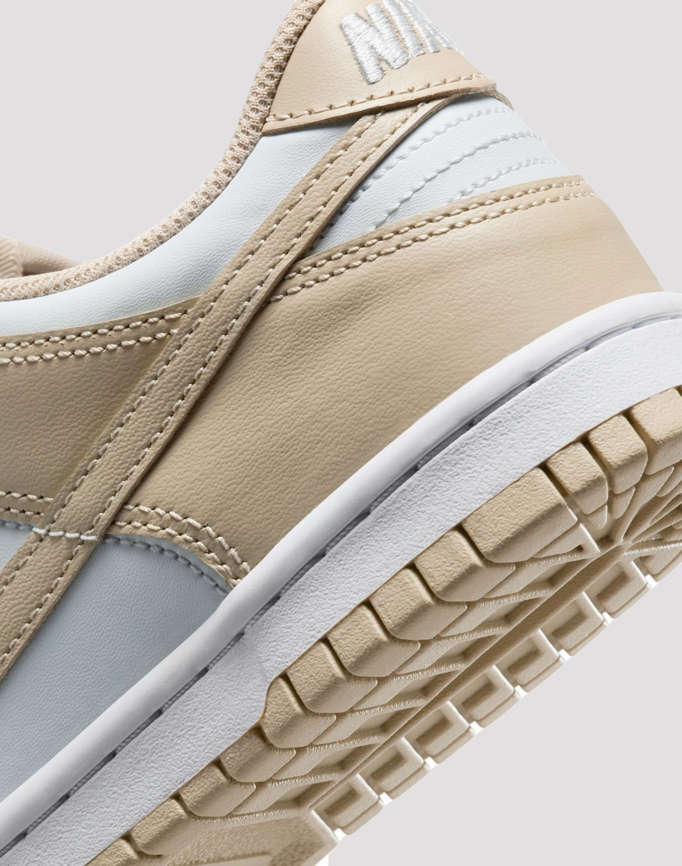Party wear Nike Dunk Low Grade School Boys' "Desert Khaki/Pure Platinum"