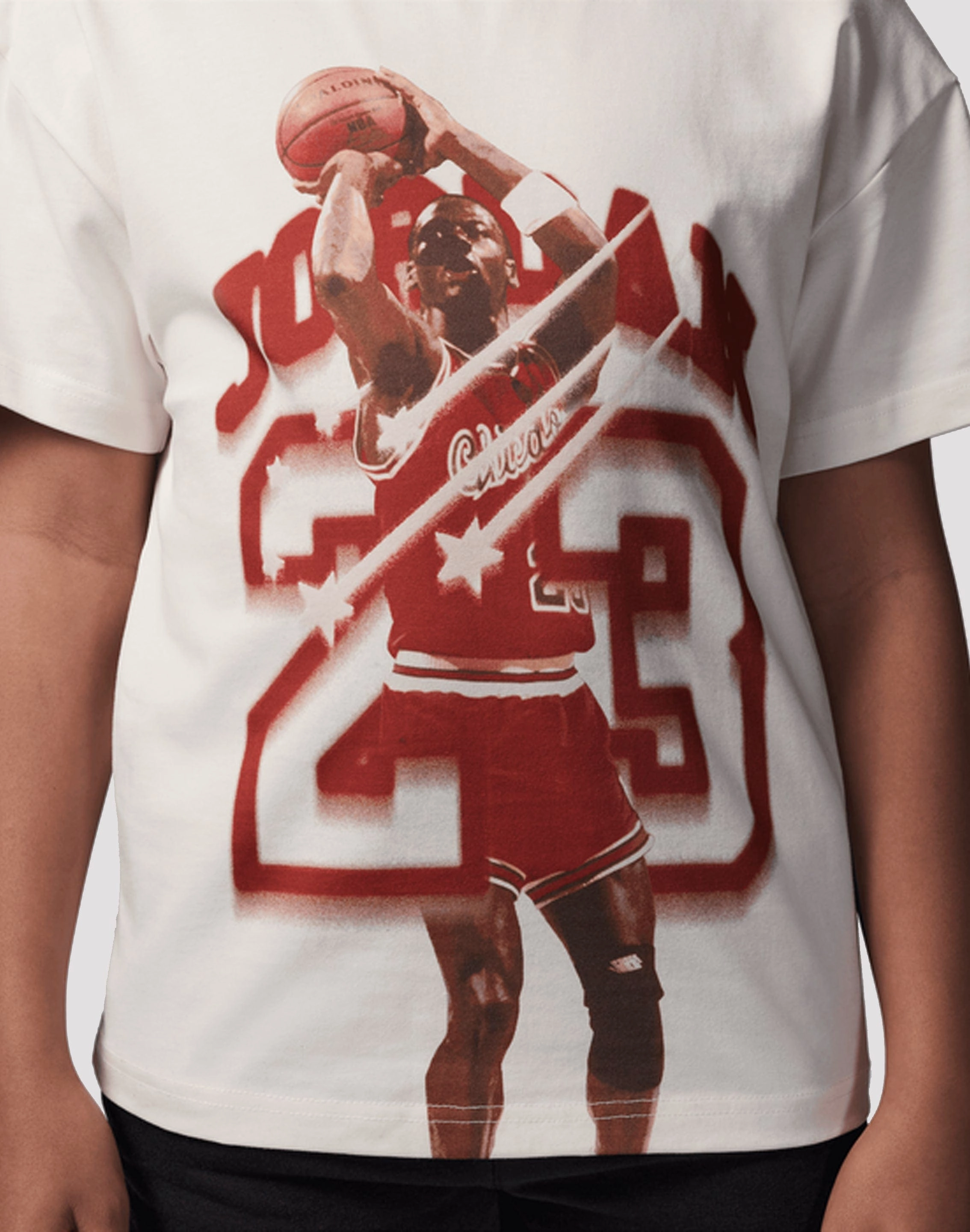 Patterned fashion (floral, stripes, etc.) Jordan 40th Anniversary Tee Grade-School
