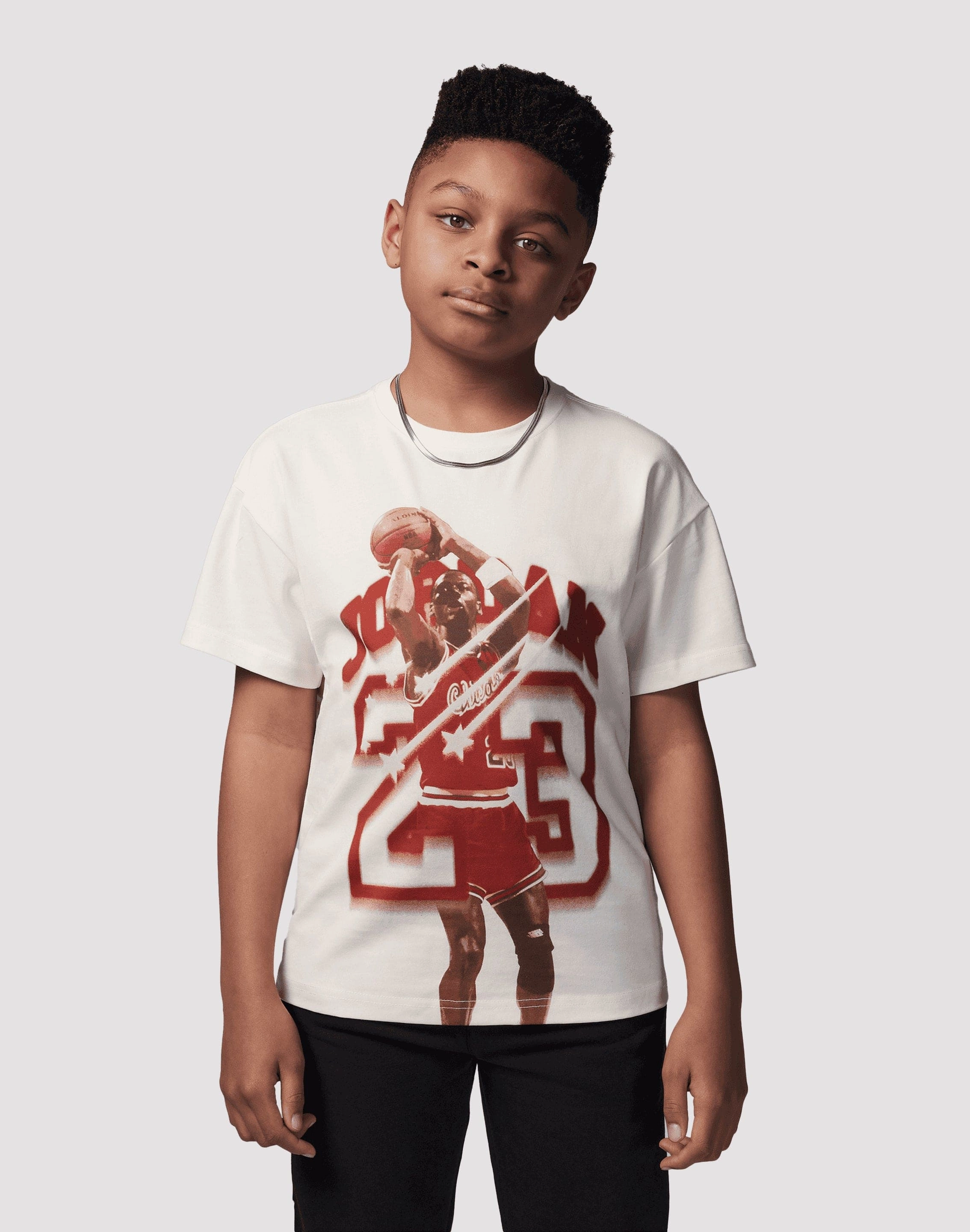 Fashion events Jordan 40th Anniversary Tee Grade-School Fashion lookbook