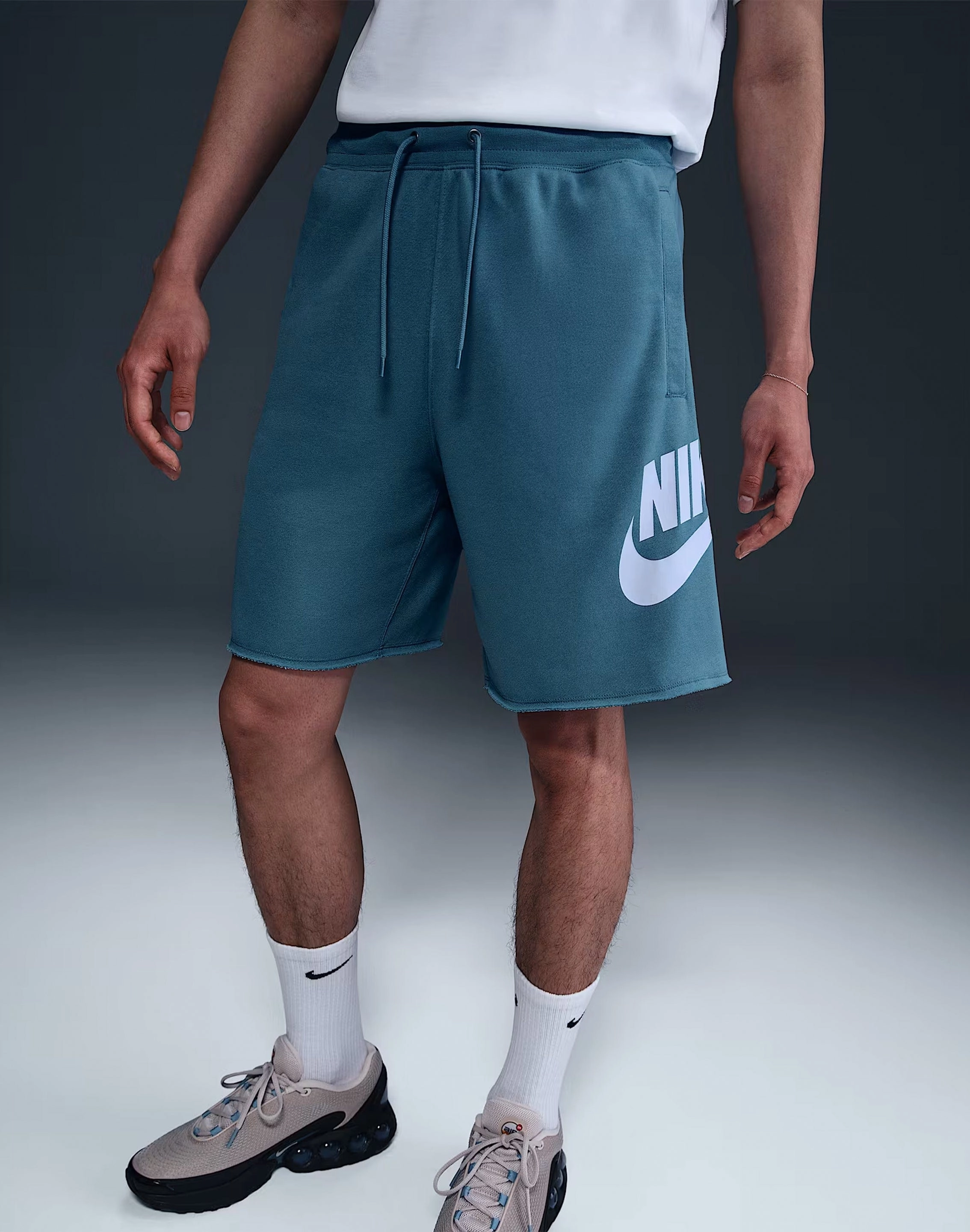 Patterned fashion (floral, stripes, etc.) Nike Club French Terry Alumni Shorts Fashion inspiration