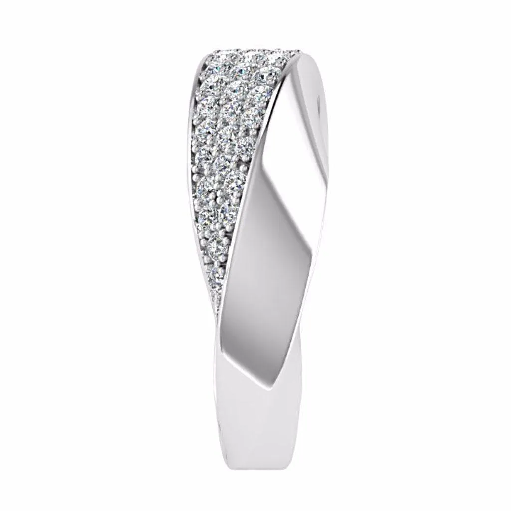 Pave Diamond Ring 14K Gold
