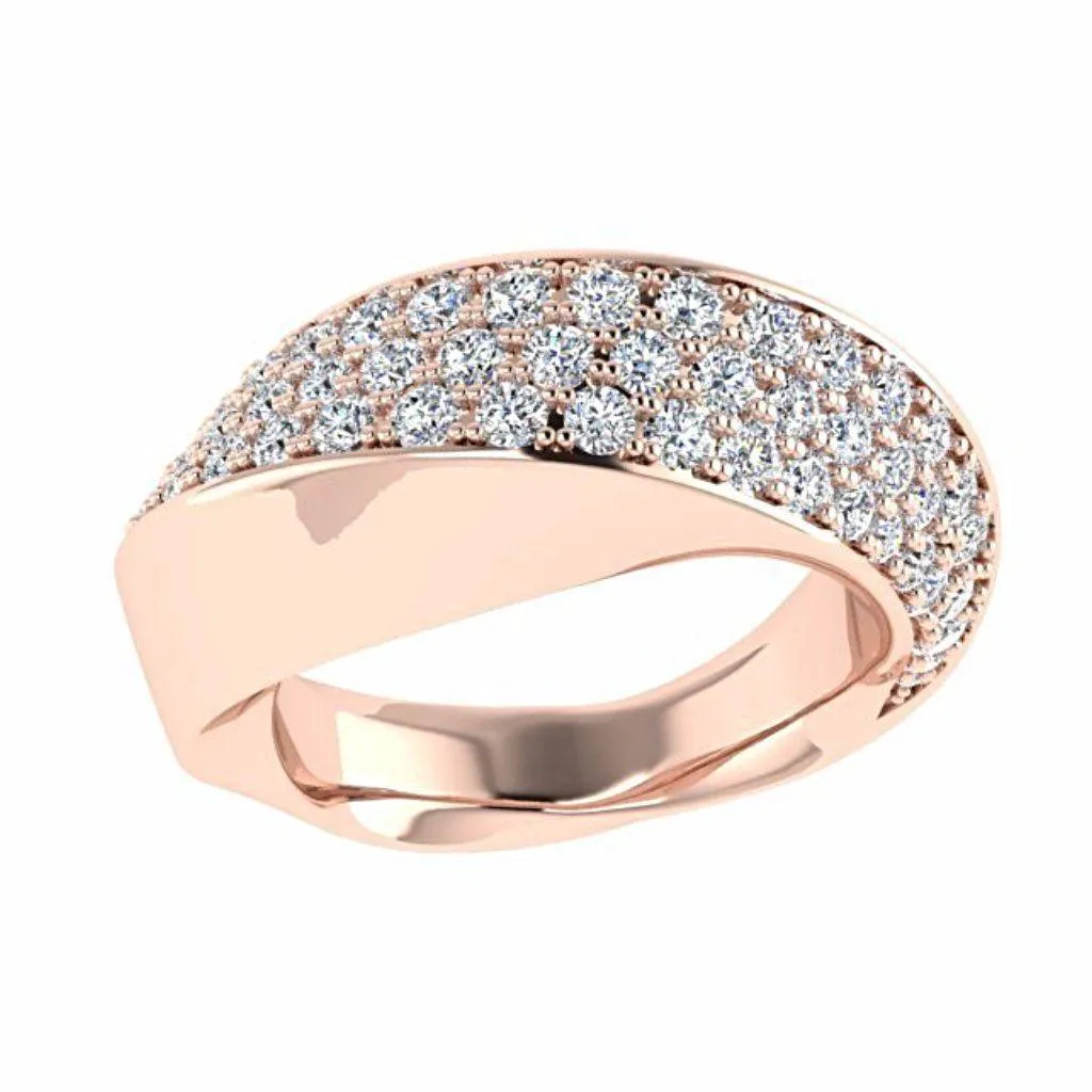 Pave Diamond Ring 14K Gold
