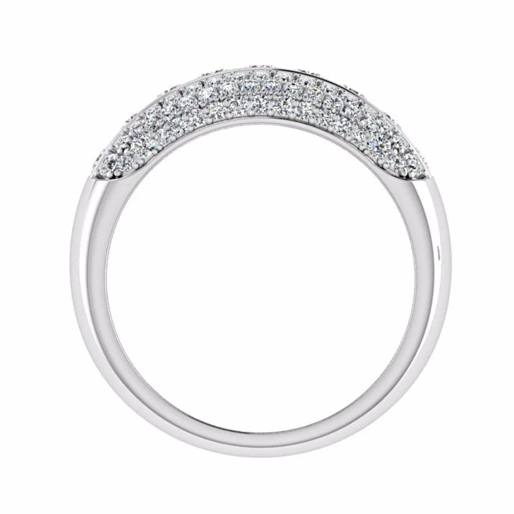 Pave Diamond Ring 18K Gold