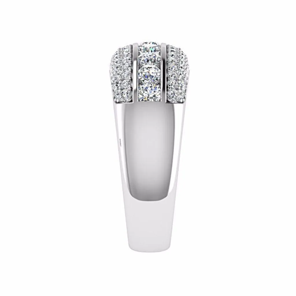 Pave Diamond Ring 18K Gold