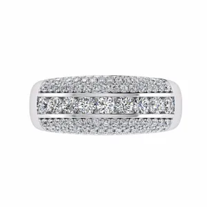 Pave Diamond Ring 18K Gold
