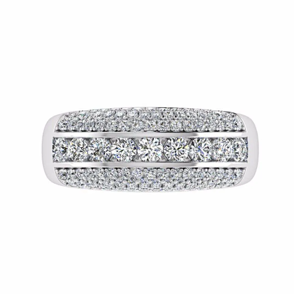 Pave Diamond Ring 18K Gold