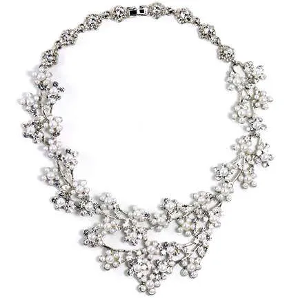 Penelope Pearl and Crystal Necklace