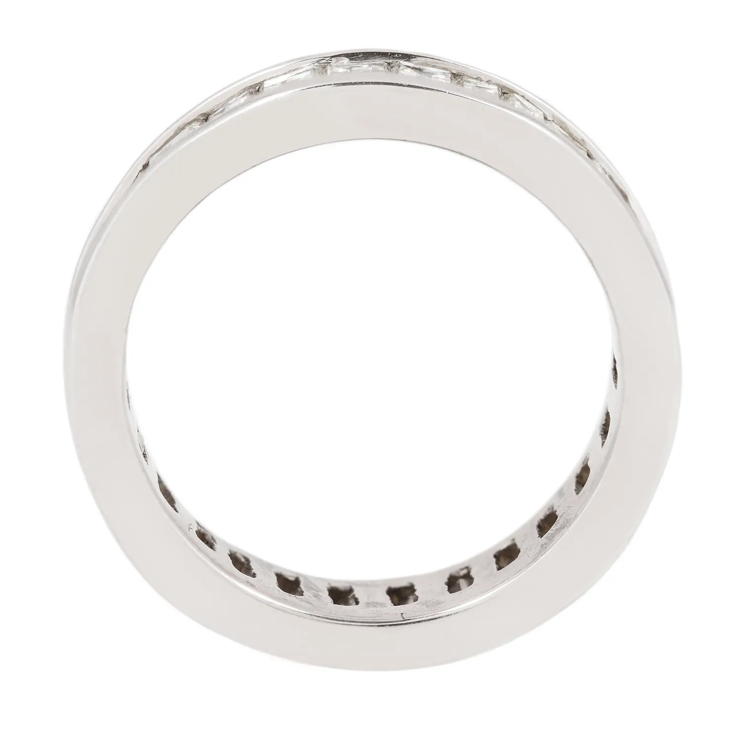 Platinum Baguette Eternity Band