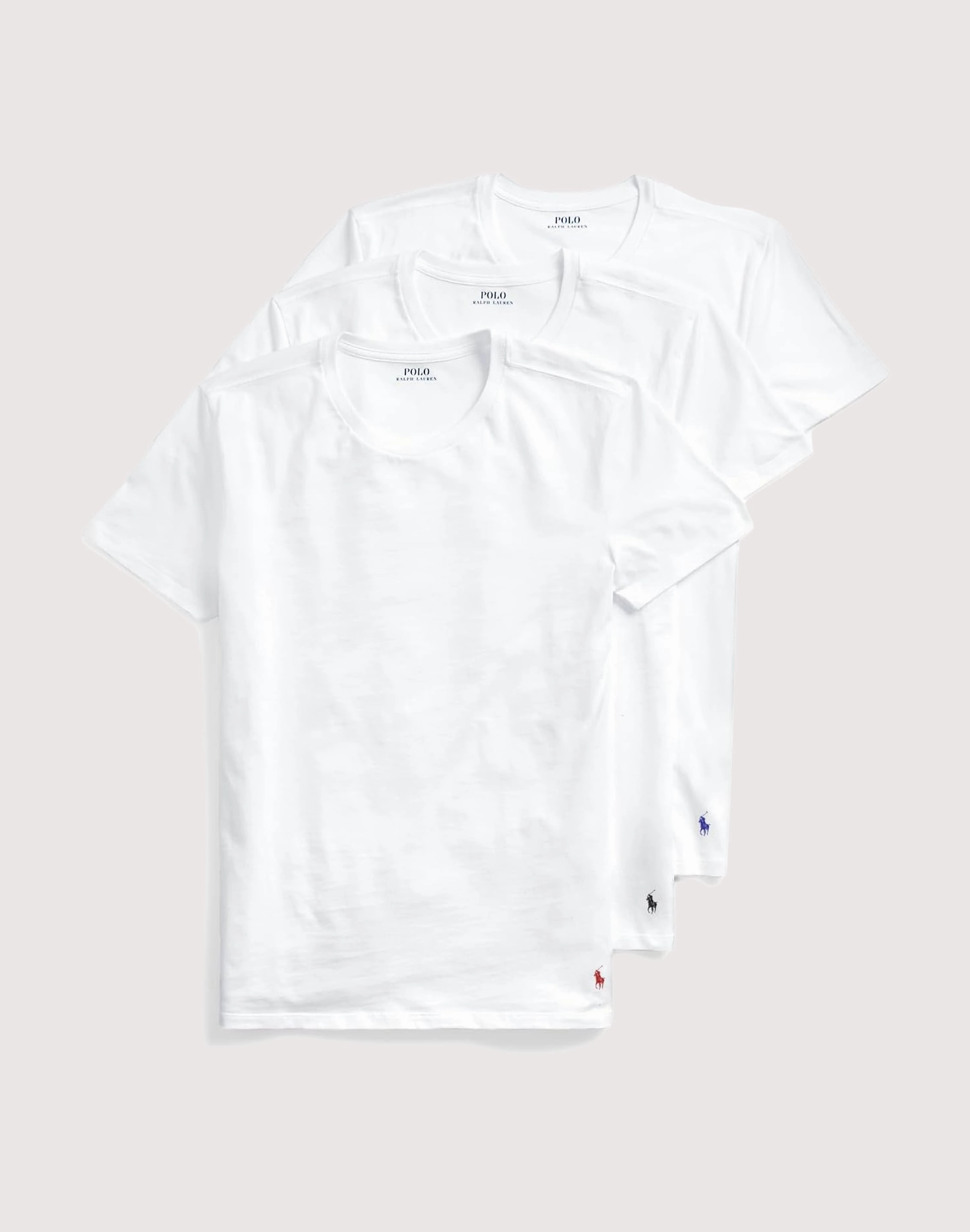 Polo Ralph Lauren Cotton Crewneck Tees 3-Pack Grade-School Fashion trends by region Designer fashion items