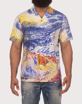 Polyester - used fashion Akoo Meadow Woven Shirt Sustainable fashion