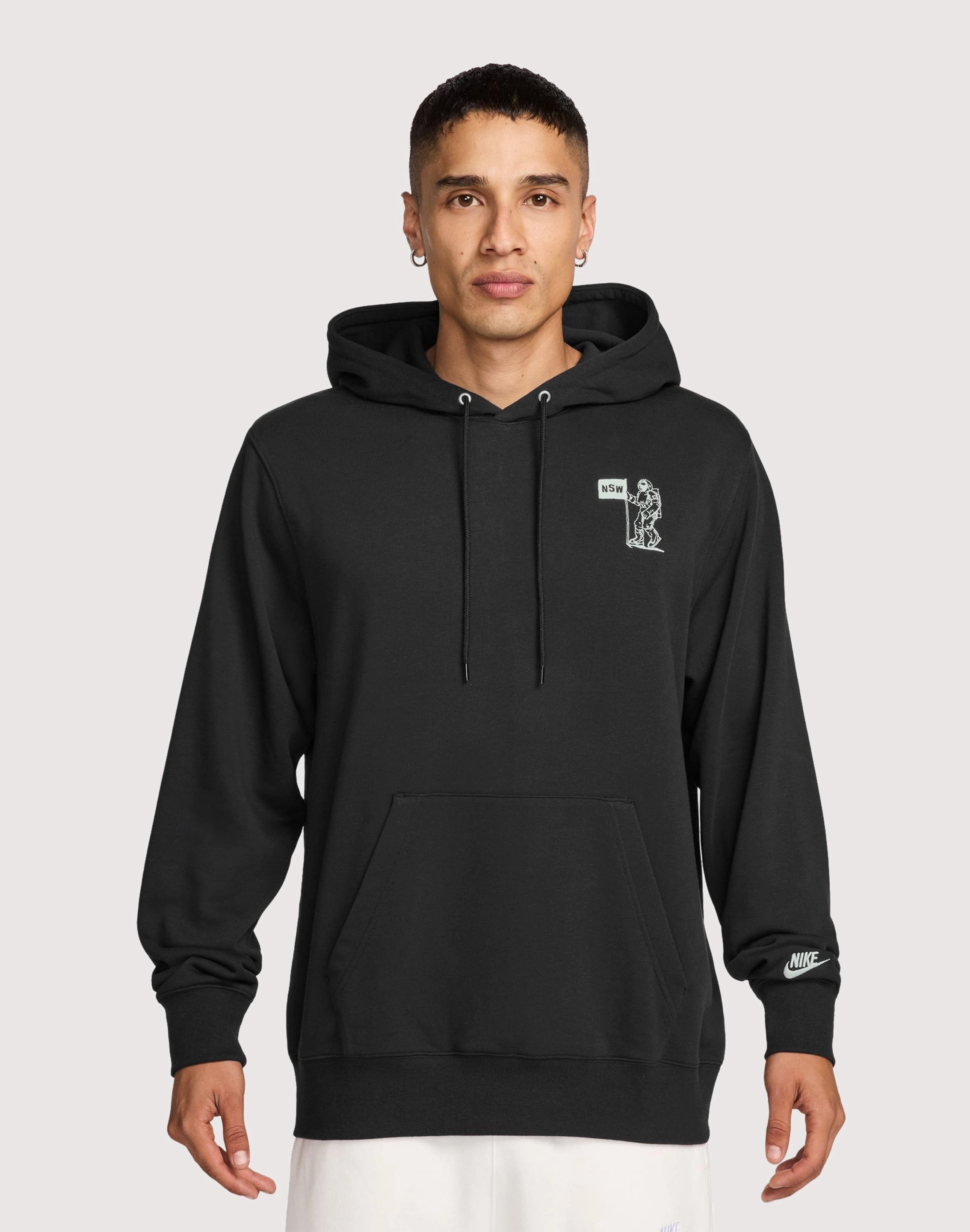 Polyester - used fashion Nike Club French Terry Pullover Hoodie Outerwear options