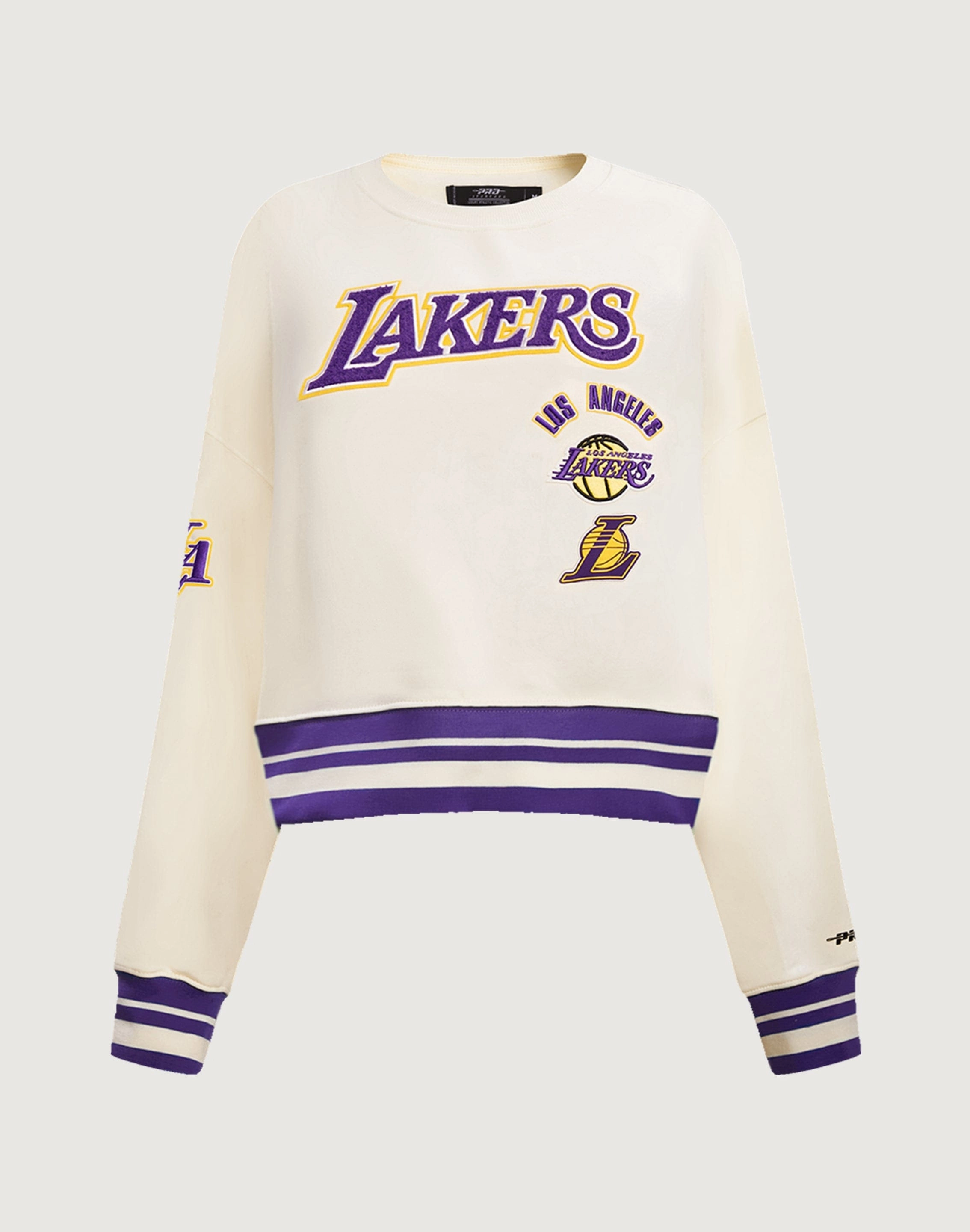 Popular fashion picks Pro Standard Los Angeles Lakers Retro Classic Crewneck Fashion technology