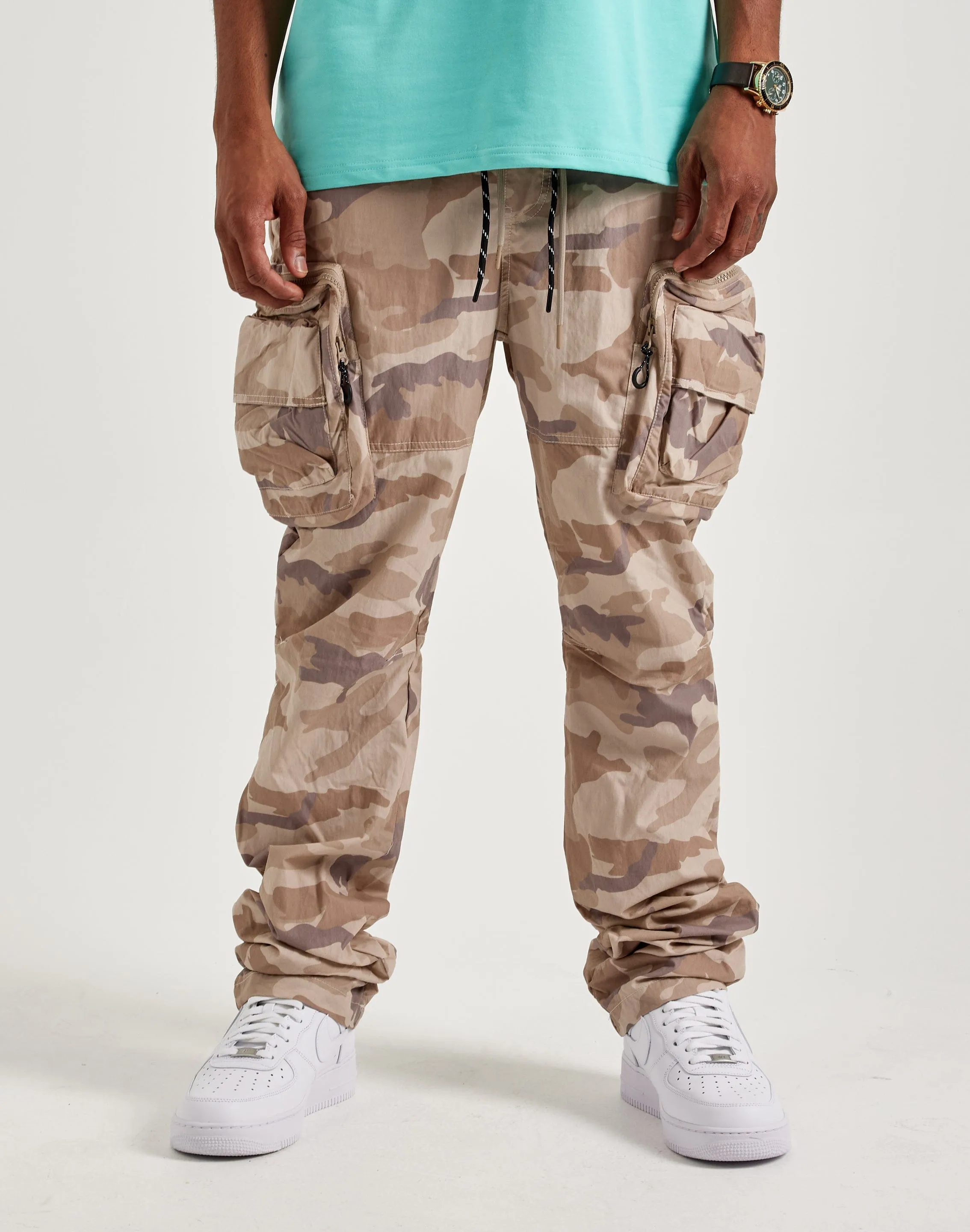 Smoke Rise Utility Stacked Cargo Pants Clothing prices Party wear