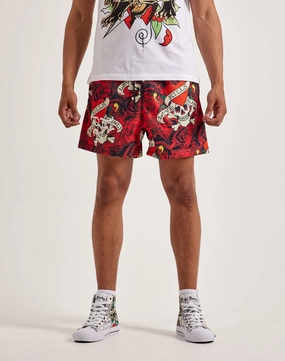 Preppy style items Ed Hardy Skull Mesh Shorts New fashion arrivals
