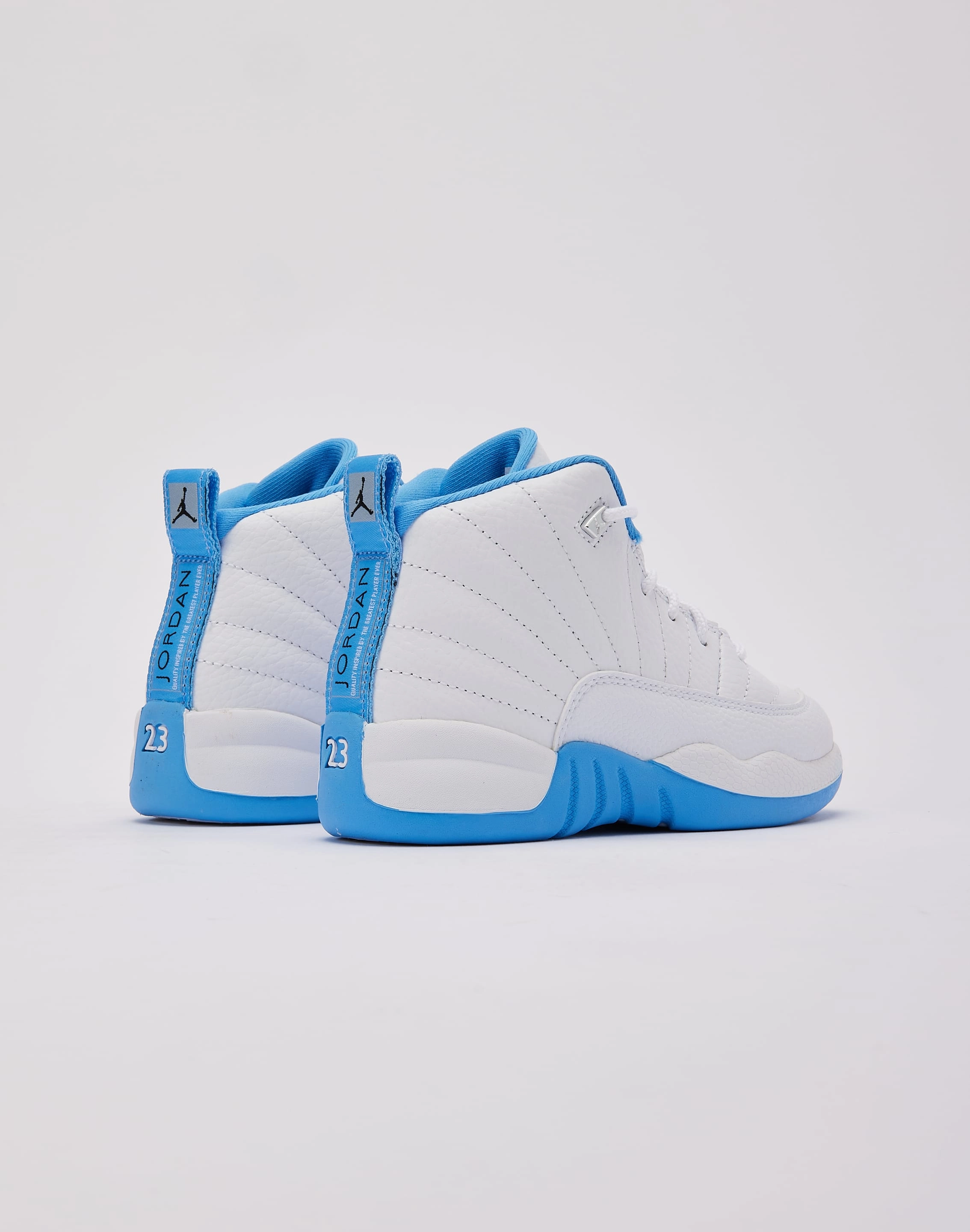 Preppy style items Jordan Air Jordan 12 Retro 'White and University Blue' Pre-School