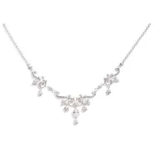 Priscella Cubic Zirconia Crystal Necklace
