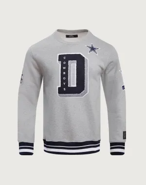 Pro Standard Dallas Cowboys Mashup Rib Crewneck Fashion-forward items Suede - finished fashion